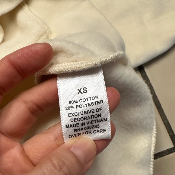 FOG Fear of God Essentials Light Yellow Hoodie - Picture 7 of 9